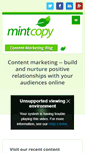 Mobile Screenshot of mintcopy.com