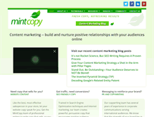 Tablet Screenshot of mintcopy.com